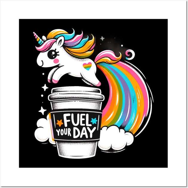 Fuel your day Wall Art by Evgmerk